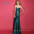 Satin Sheath Sweetheart Lace Up Custom Made Prom Dress Long